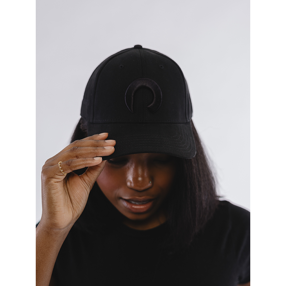 Rocket Icon Cap – Black/Black