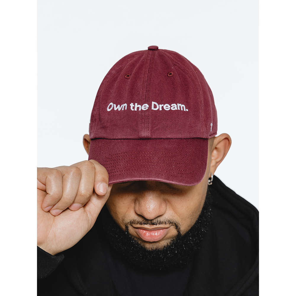 Rocket Own the Dream 47' Dad Cap - Dark Red