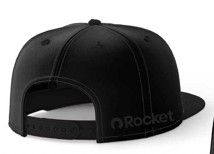 Rocket Icon Cap - Black/Black