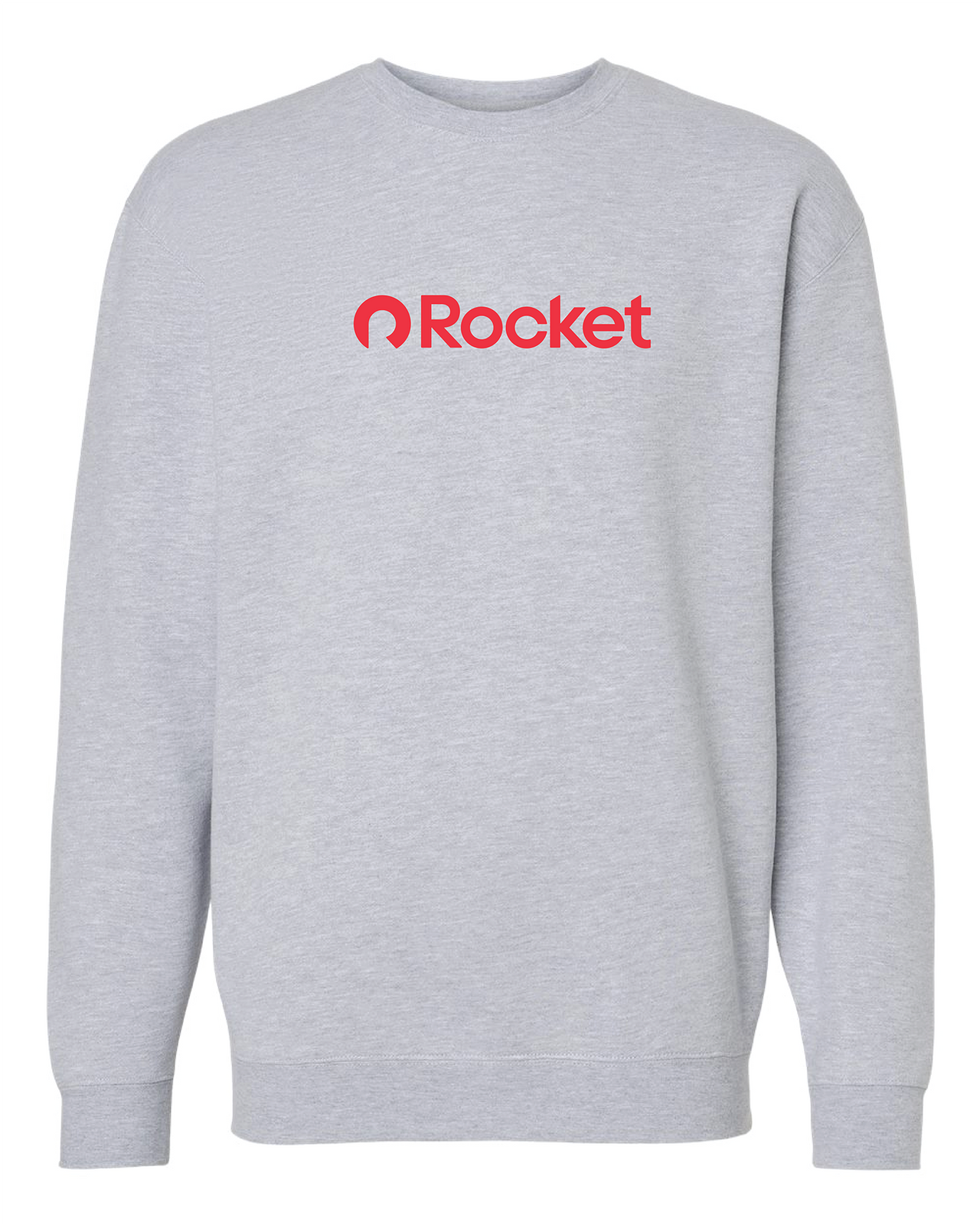 Rocket Crewneck - Grey/Red