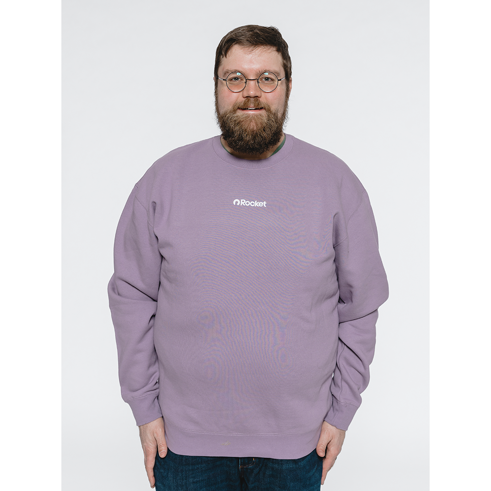 Rocket Own the Dream Crewneck - Plum