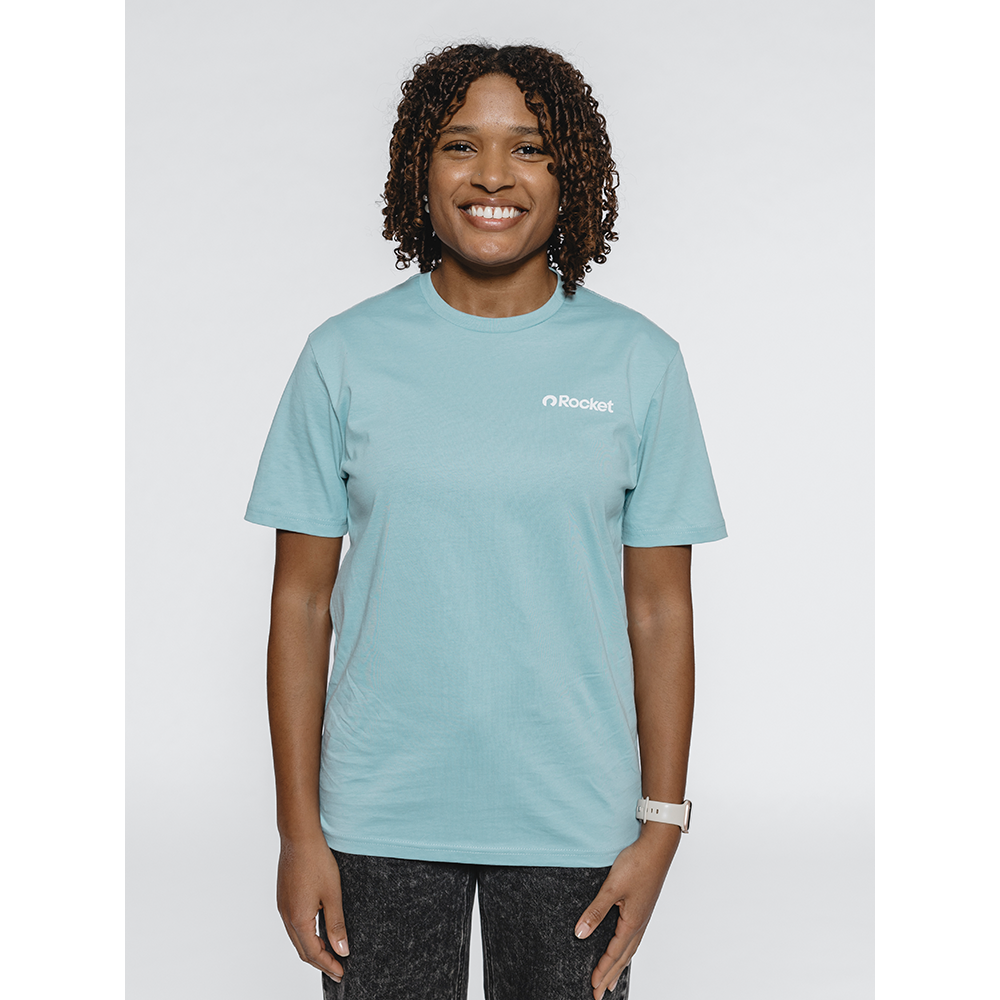 Rocket Own the Dream Tee - Light Blue