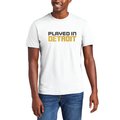 Played in Detroit Tee - White