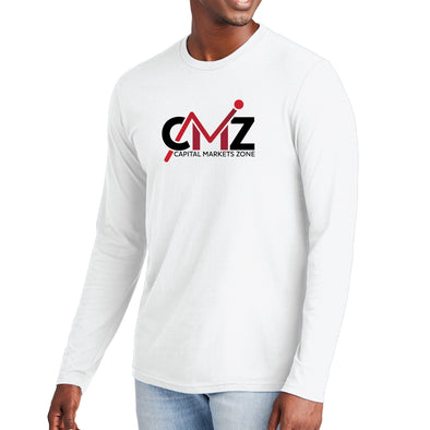 CMZ Logo Long Sleeve Tee - White