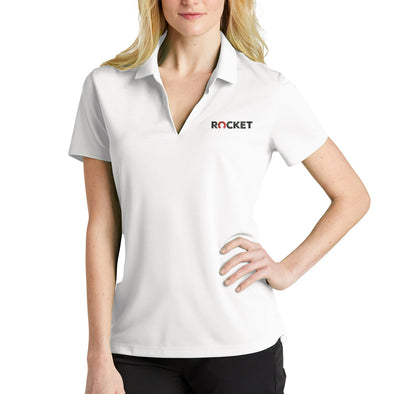 Rocket Ladies' Nike Dri-FIT Micro Pique 2.0 Polo - White