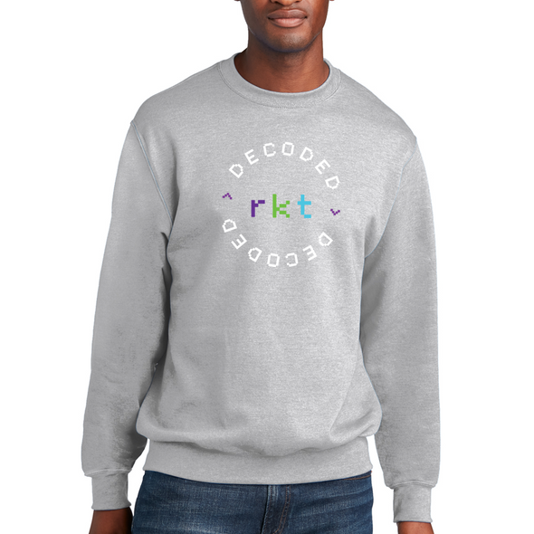 RKT Decoded Circle Crew - Ash Grey