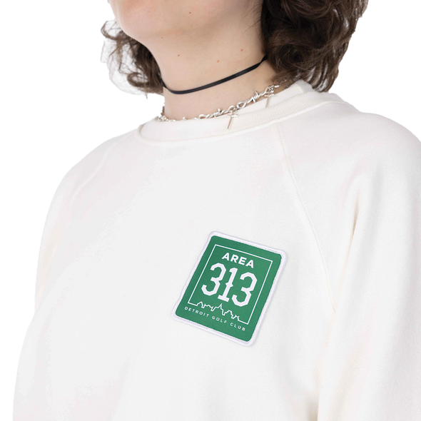 Ladies Area 313 Crewneck - Ivory