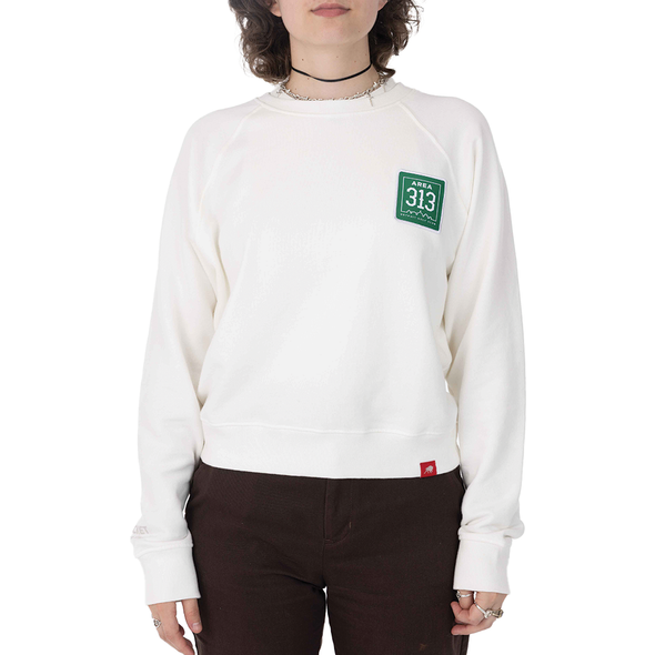 Ladies Area 313 Crewneck - Ivory