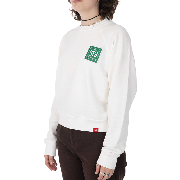 Ladies Area 313 Crewneck - Ivory