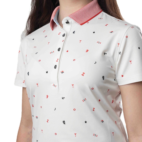 Ladies Greyson RMC Polo - White