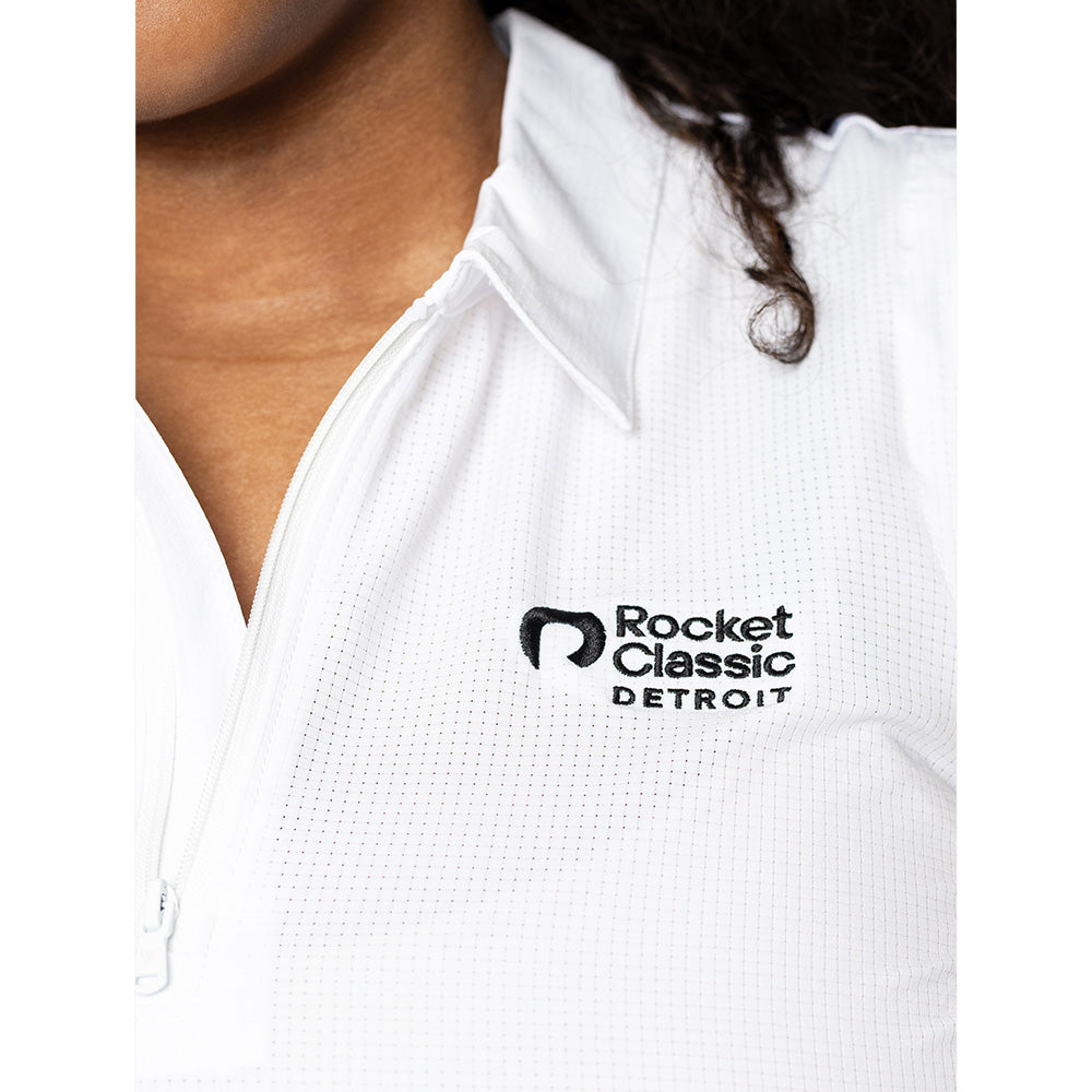 Rocket Classic 2025 Women's Levelwear Grace Sleeveless Polo - White