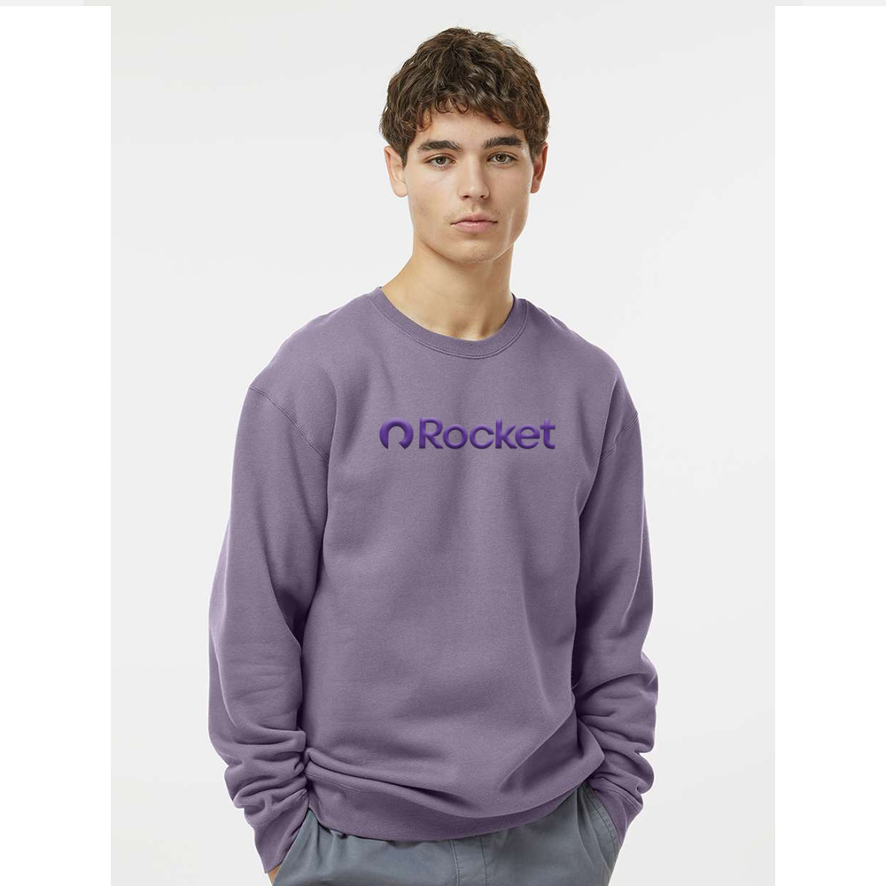 Rocket Tone Puff Crewneck - Purple