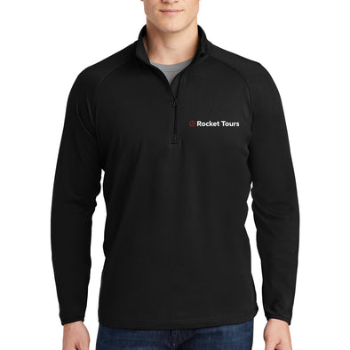 Rocket Tours Men's Stretch 1/4-Zip Pullover