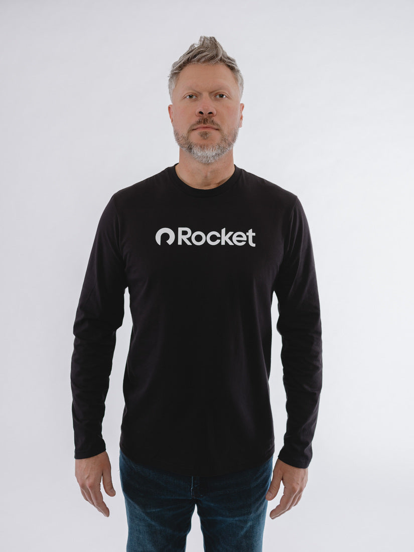 Rocket Long Sleeve Tee - Black