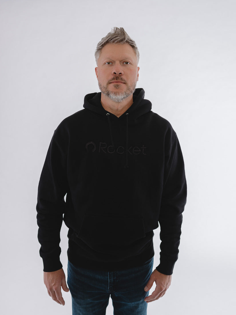 Rocket Tone Hoodie - Black/Black