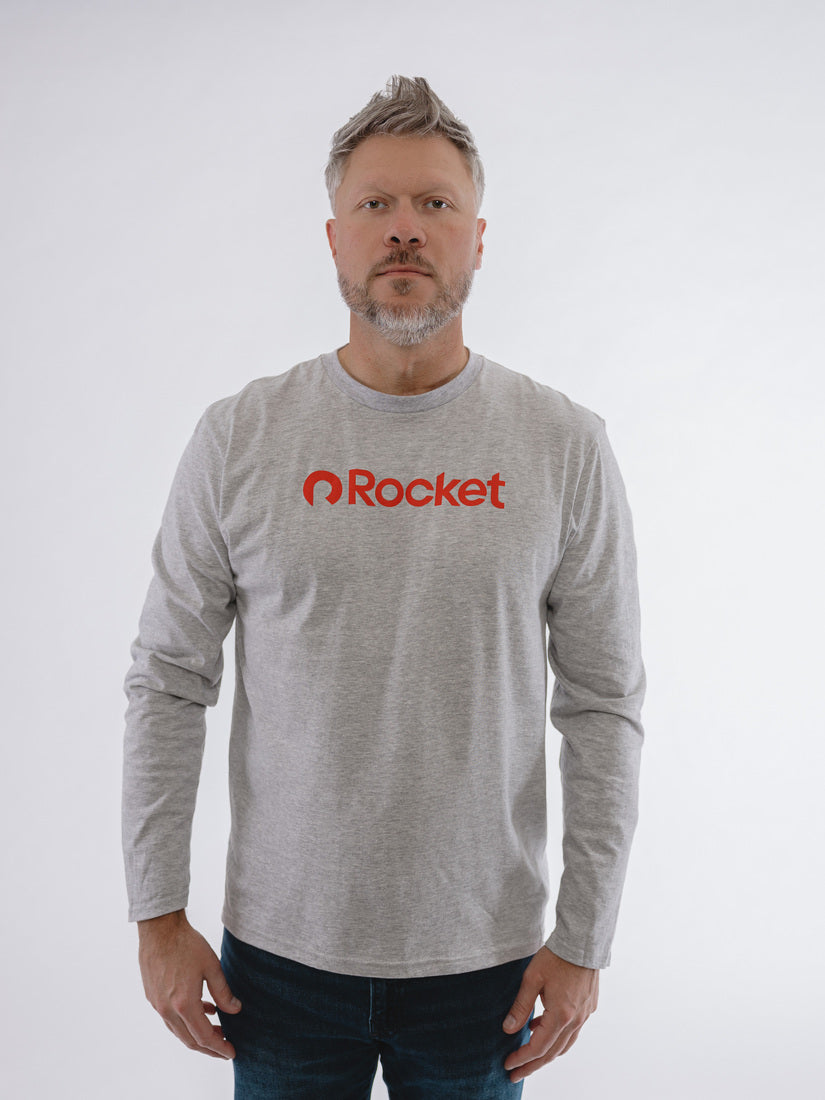 Rocket Long Sleeve Tee - Grey