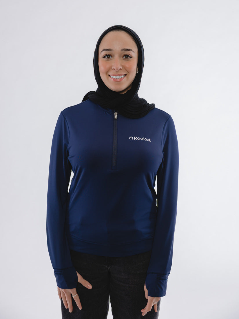 Greyson Rocket Women's Halley 1/4 Zip - Navy