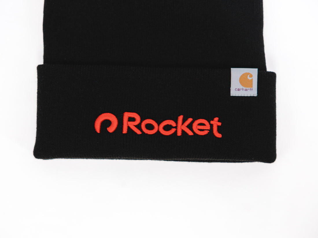 Rocket Carhartt Beanie - Black