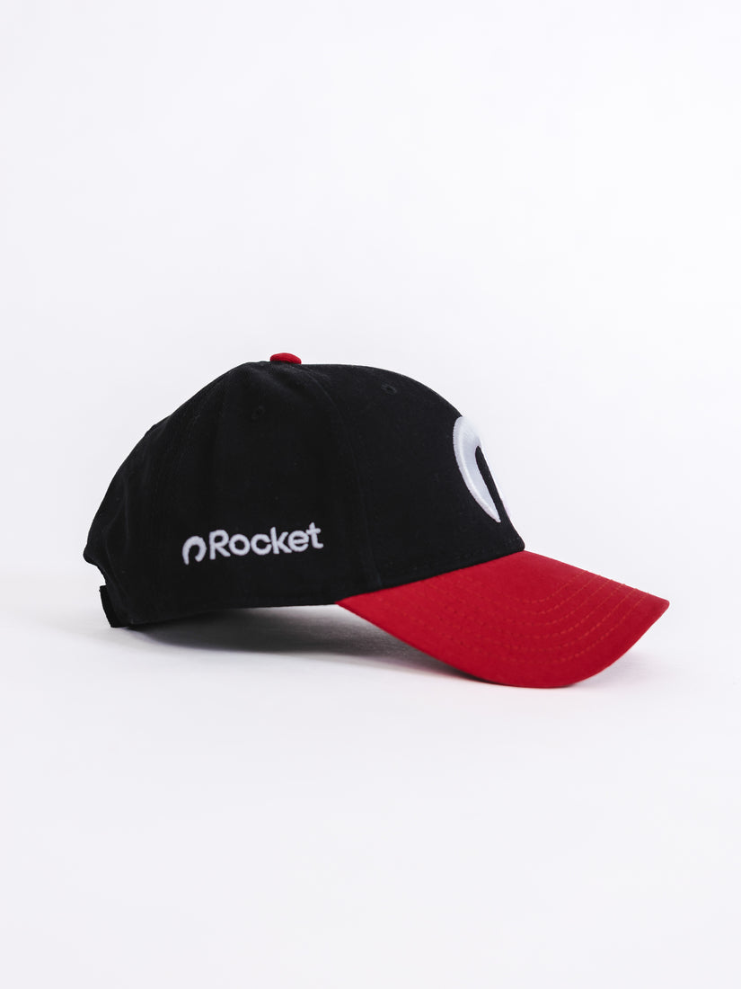 Rocket Icon Cap - Black/Red