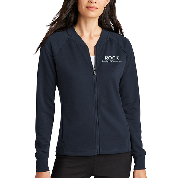 Rock Family of Companies Mercer+Mettle Women's Double-Knit Bomber Jacket