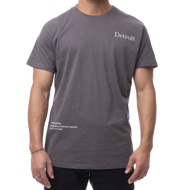 Detroit Definition Tee '22 Edition - Charcoal
