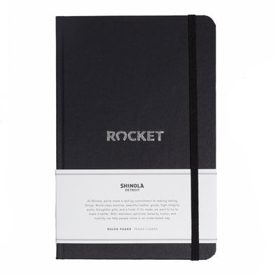 Rocket Shinola Medium Hard Linen Journal