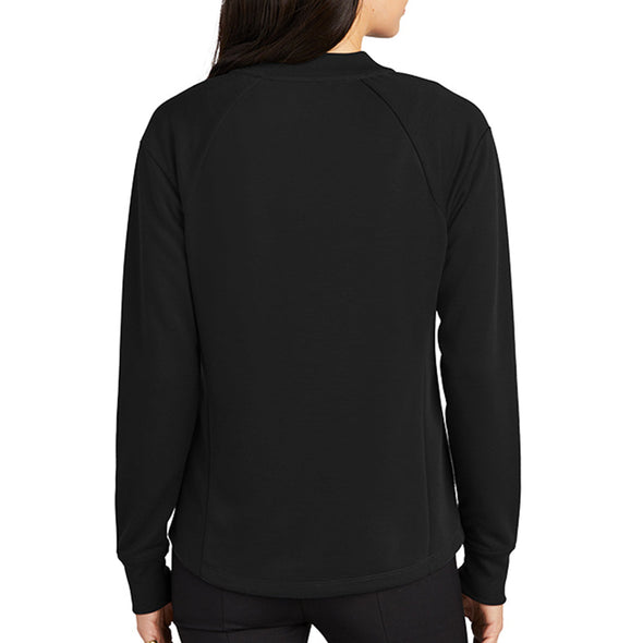 Middle Eastern Collective Mercer+Mettle Women's Double-Knit Bomber Jacket