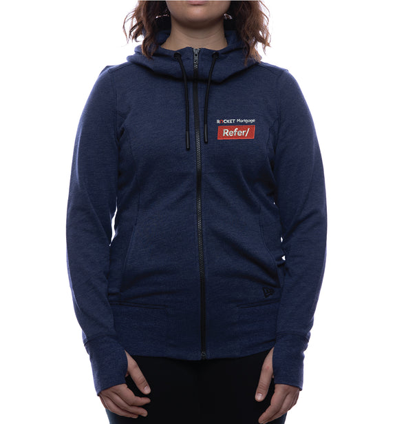 Refer Ladies' New Era Zip-Up Hoodie