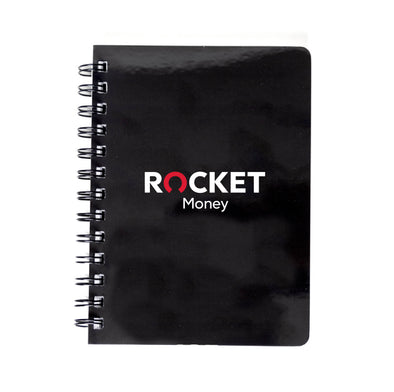Rocket Money Wire-bound Journal