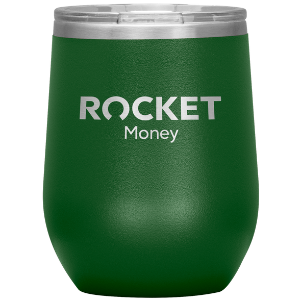 Rocket Money 12oz Wine Tumbler