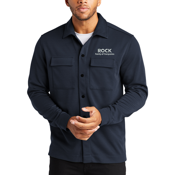 Rock Family of Companies Mercer+Mettle Double-Knit Snap Front Jacket