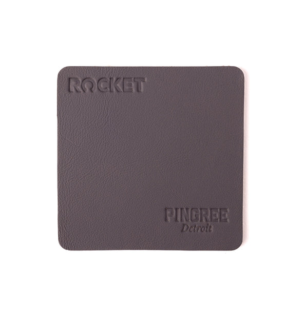 Rocket x Pingree Corktown Coaster Set - Black/Stone